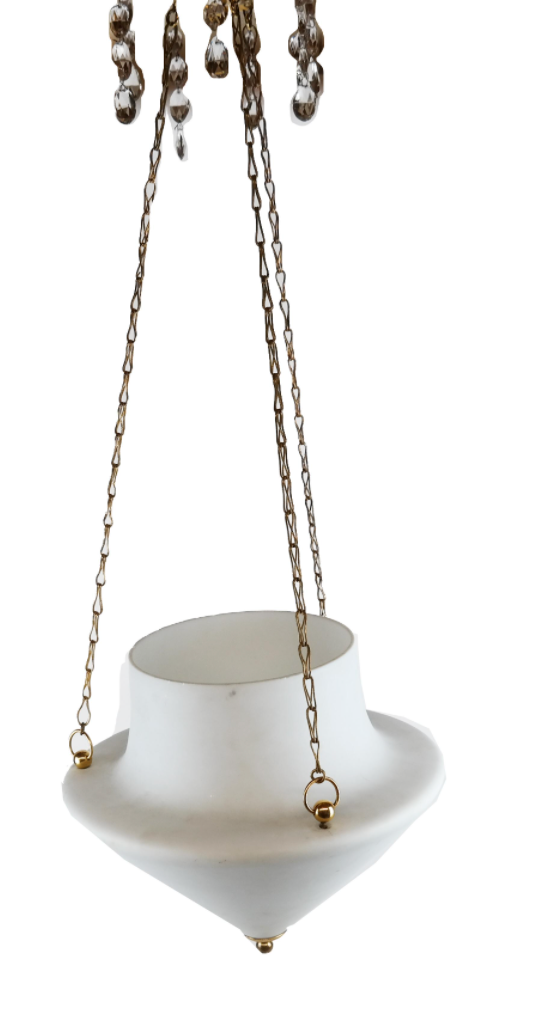 A 19th century Swedish Neoclassical Hall Lantern