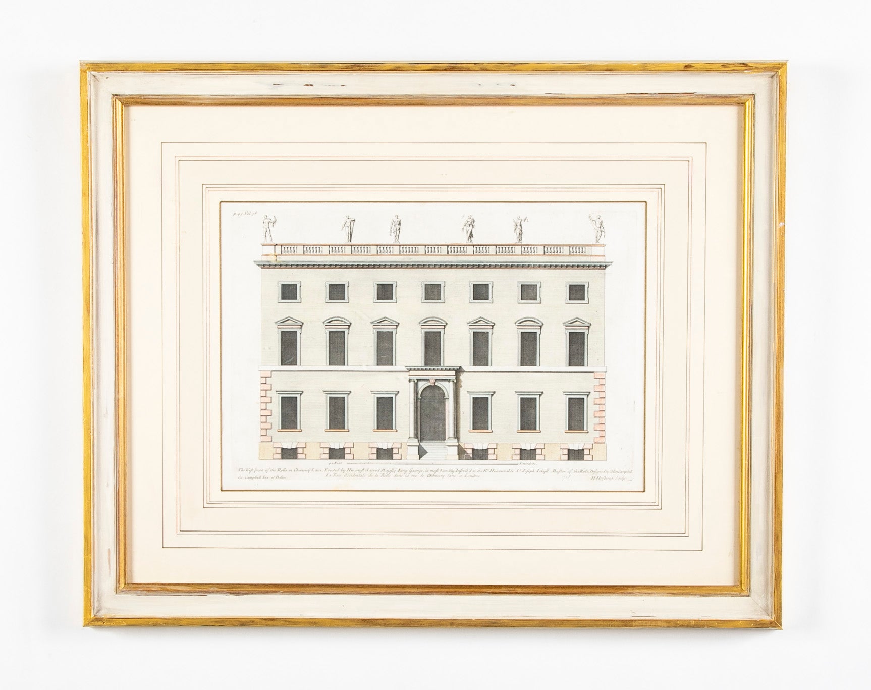 Set of Eight Hand Colored Engravings