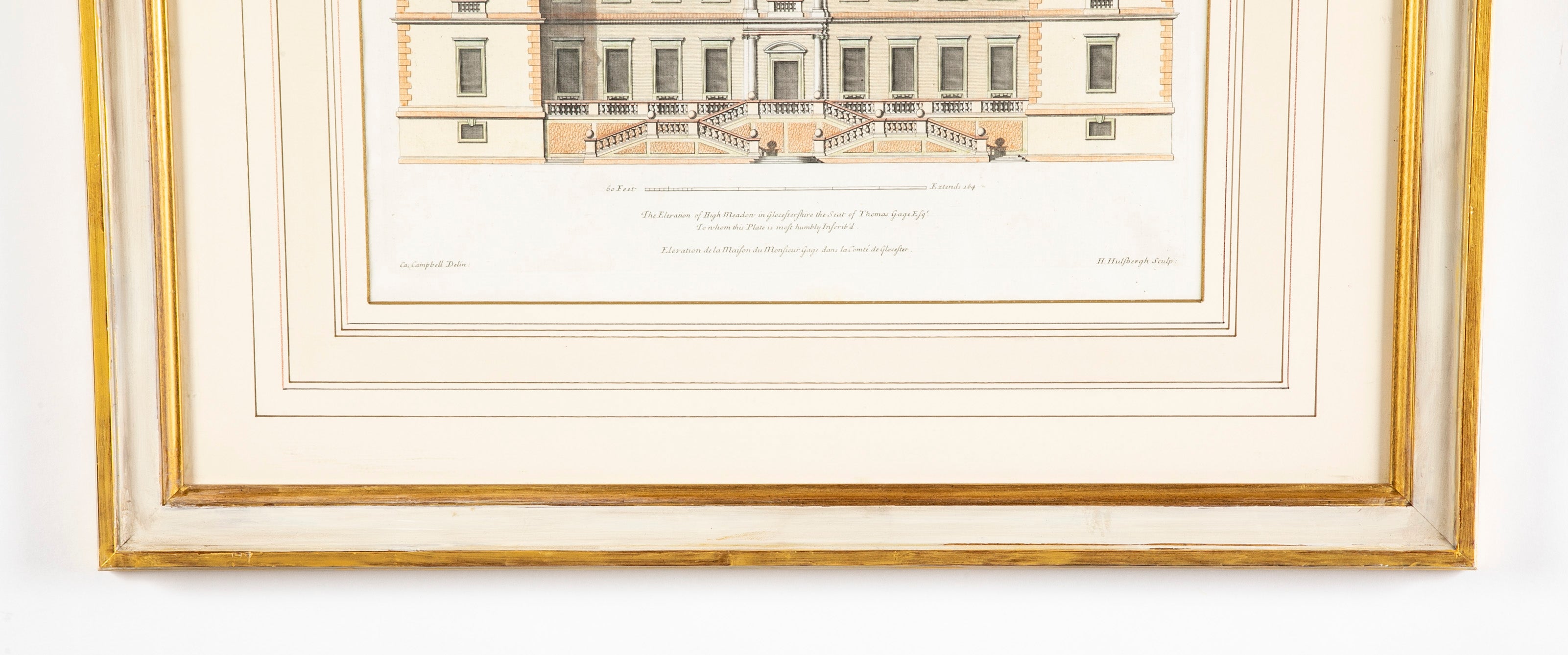 Set of Eight Hand Colored Engravings