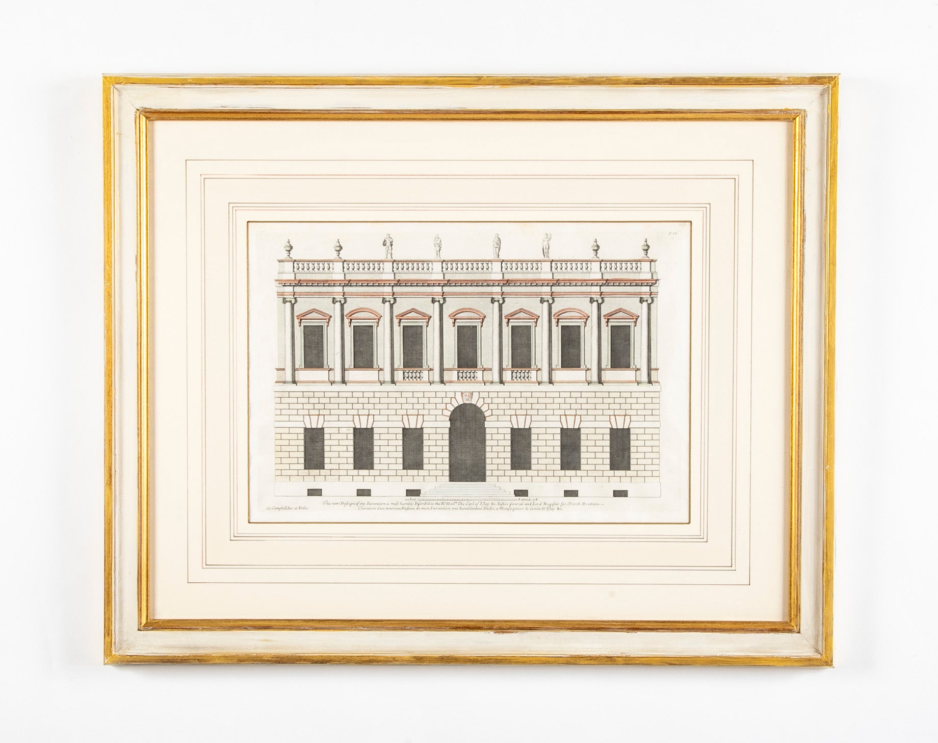Set of Eight Hand Colored Engravings