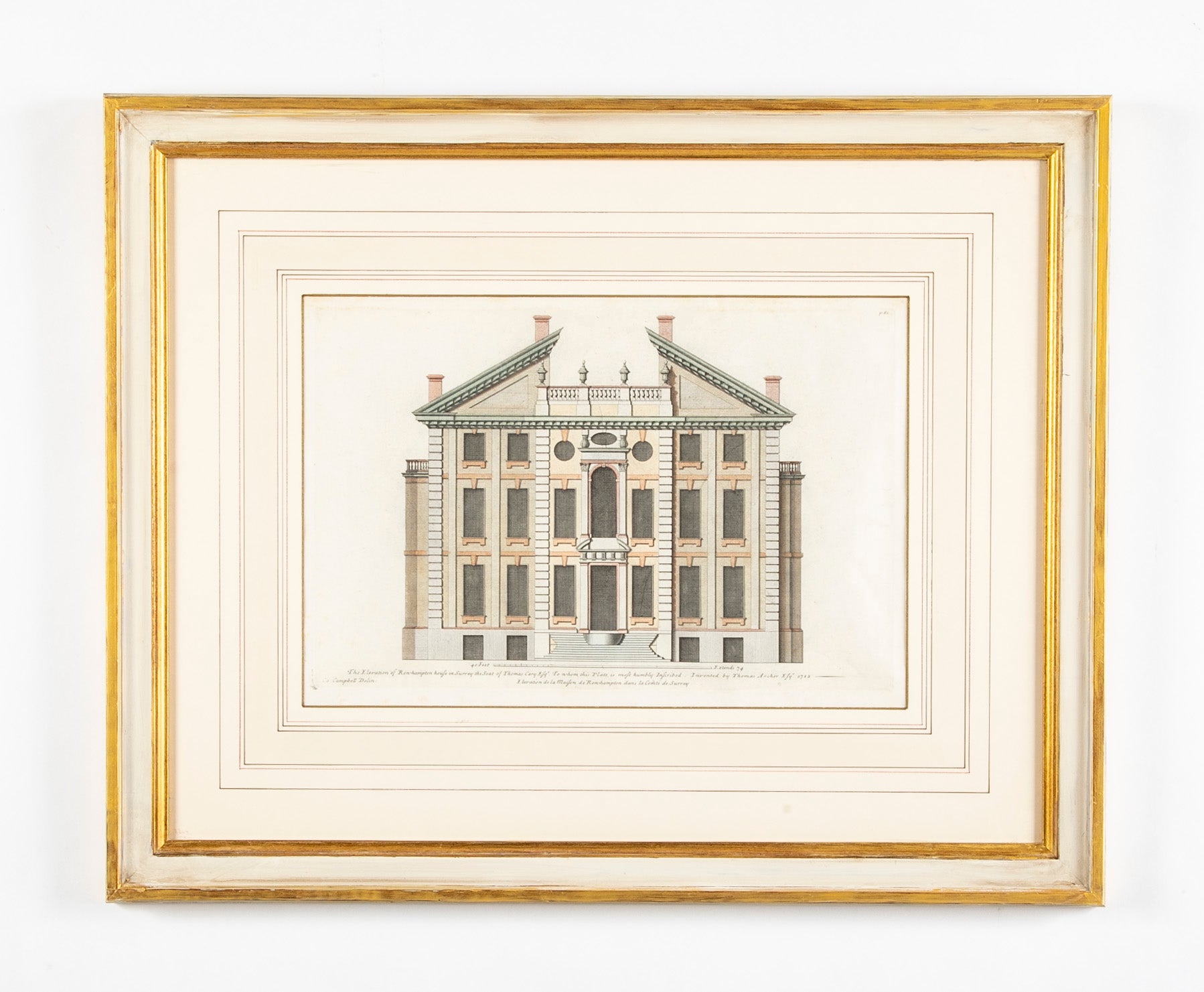 Set of Eight Hand Colored Engravings