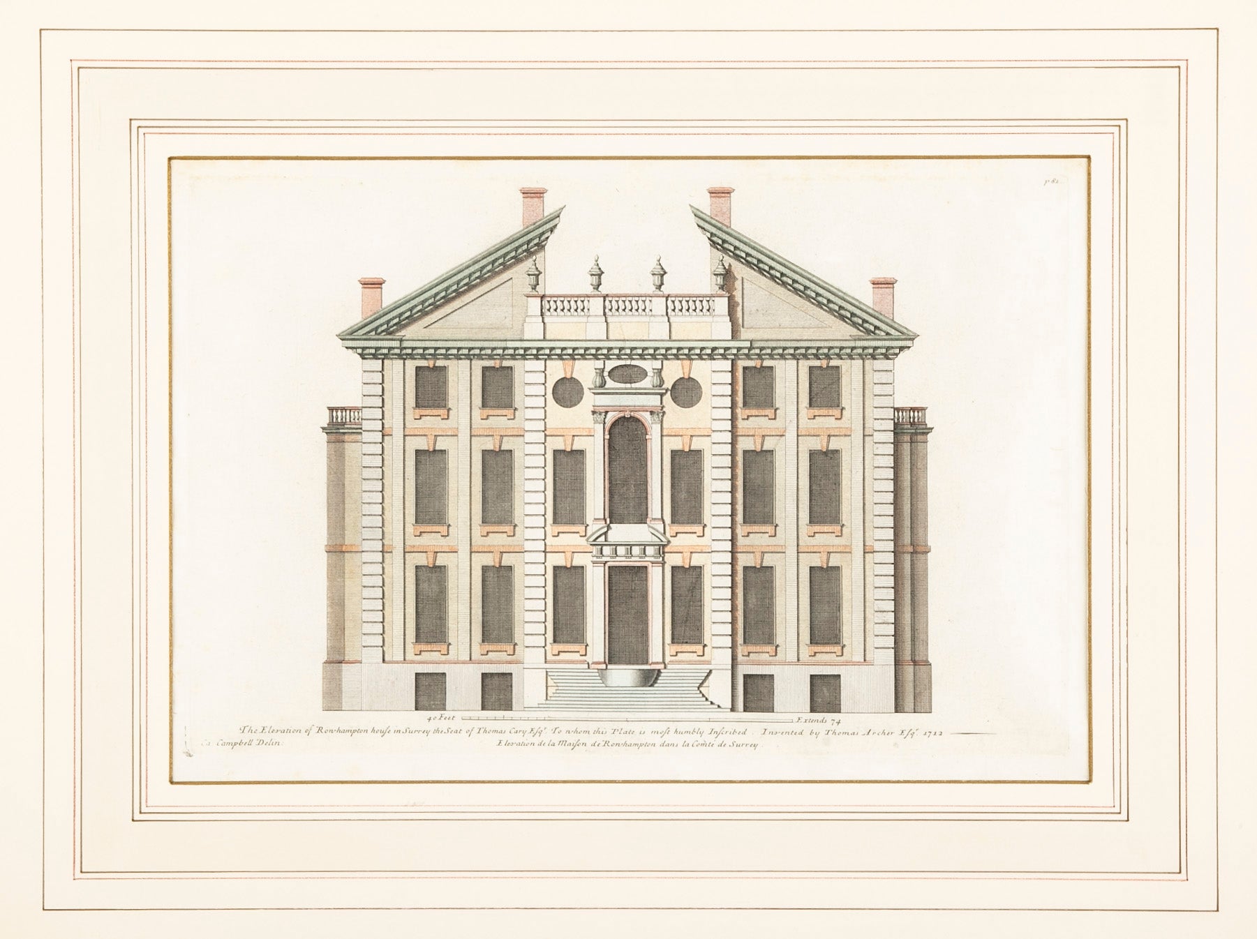 Set of Eight Hand Colored Engravings