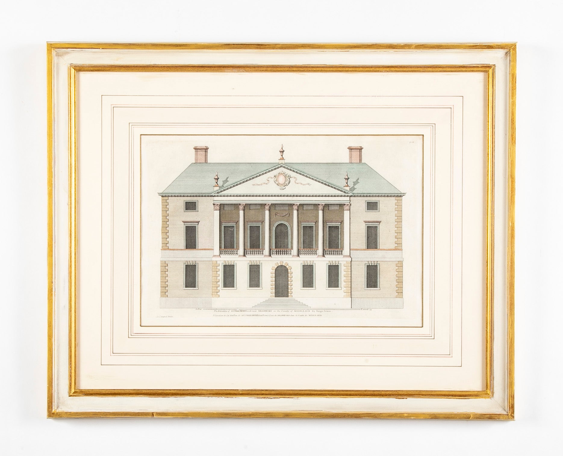 Set of Eight Hand Colored Engravings