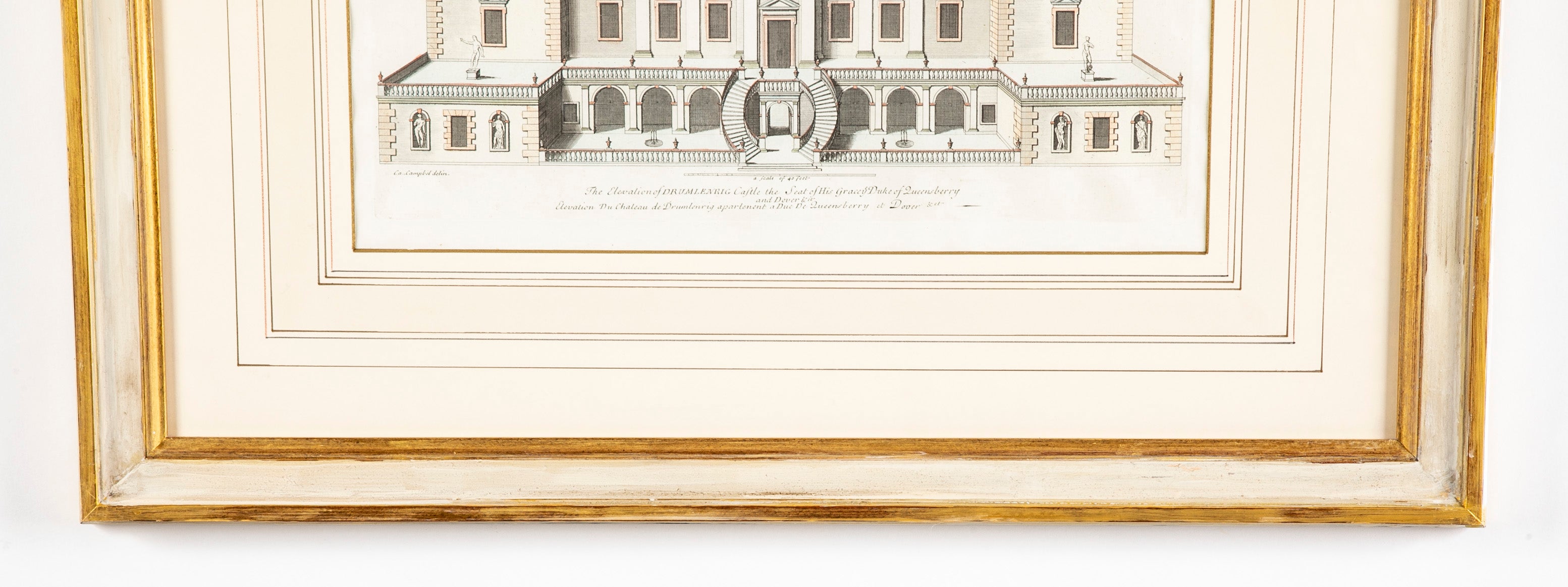 Set of Eight Hand Colored Engravings