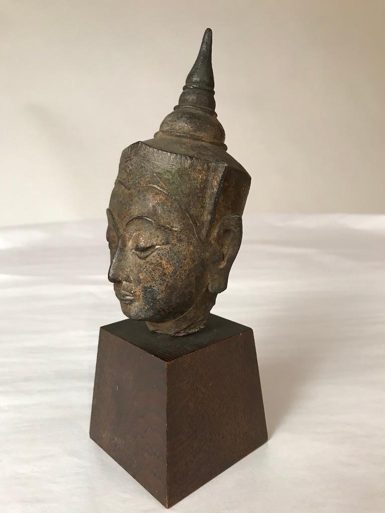 16th Century Thai Bronze Buddha Hea