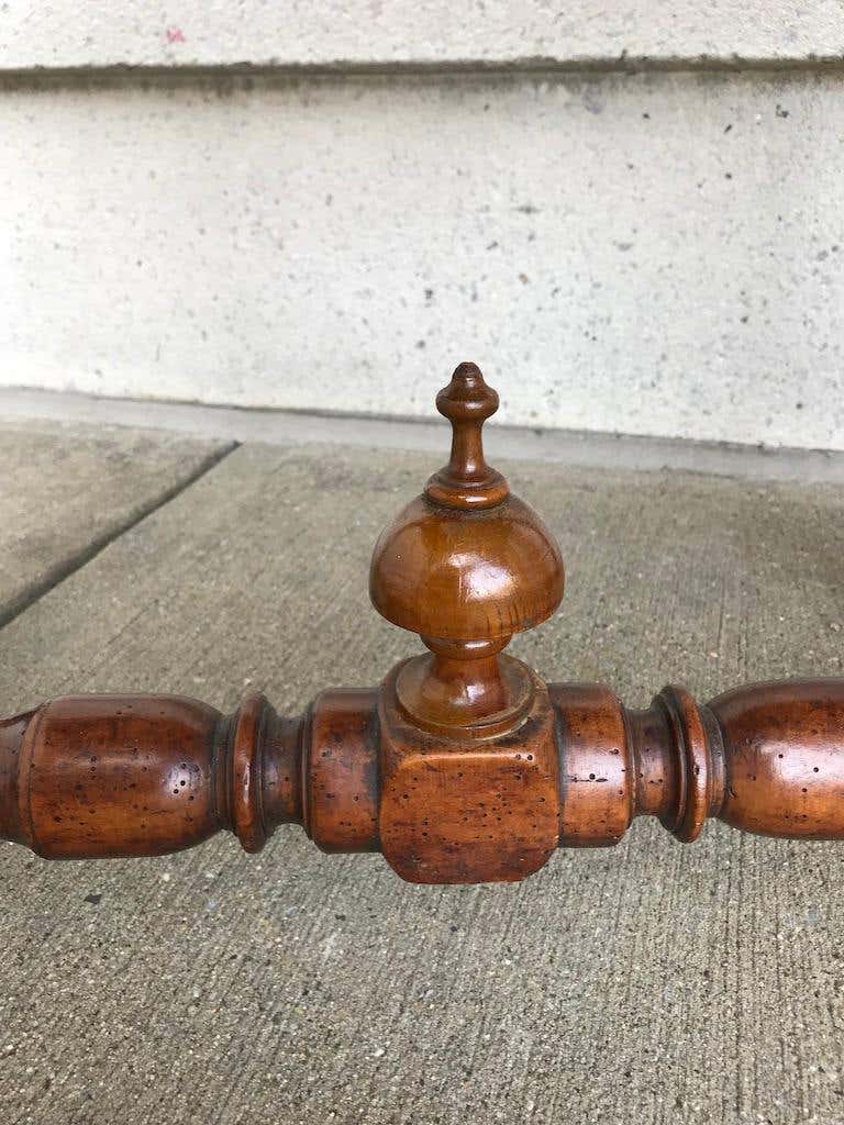 Italian Baroque Walnut and Chestnut Side Table