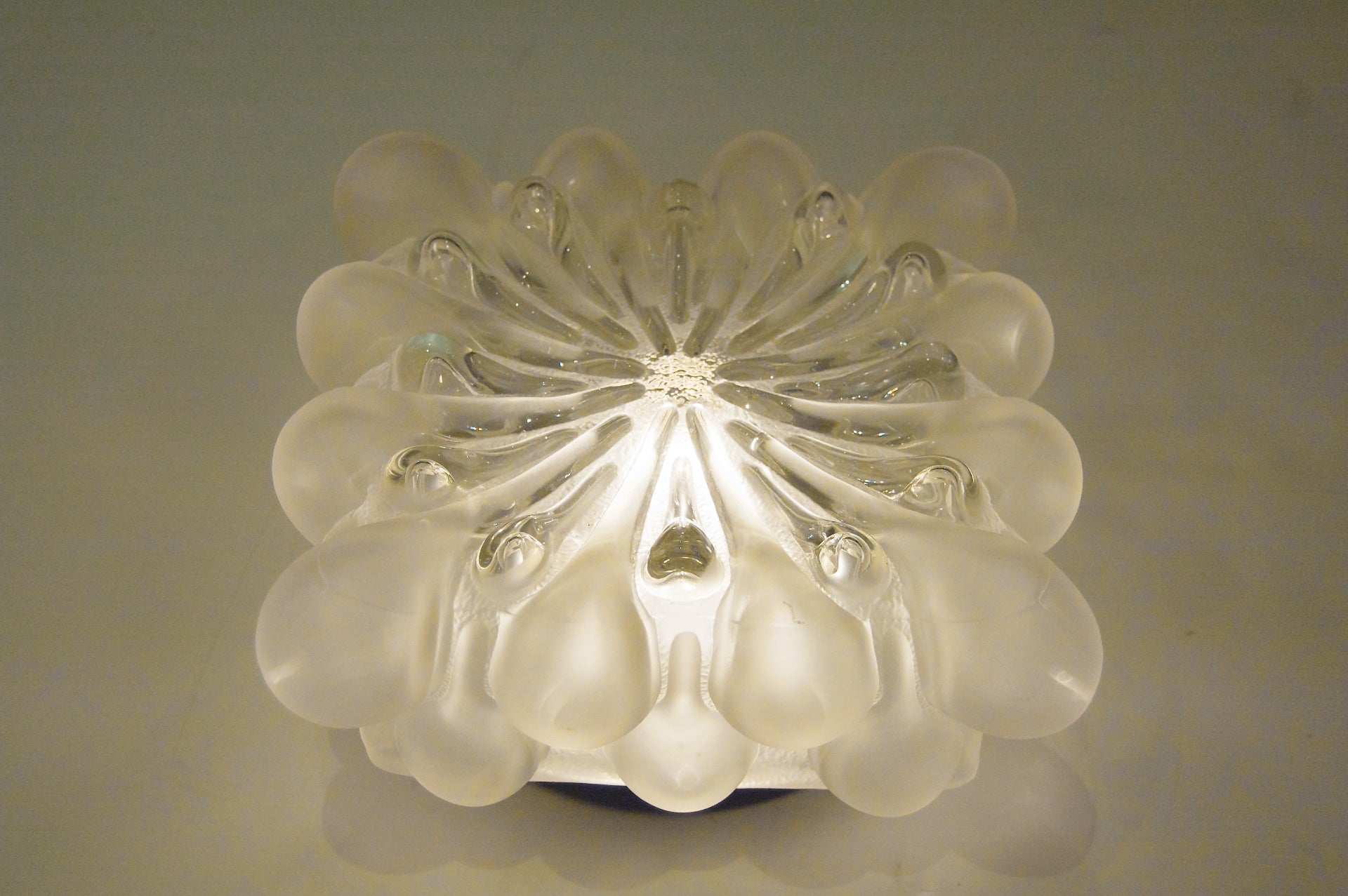 Unique Frosted Bubble Light Flush Mount