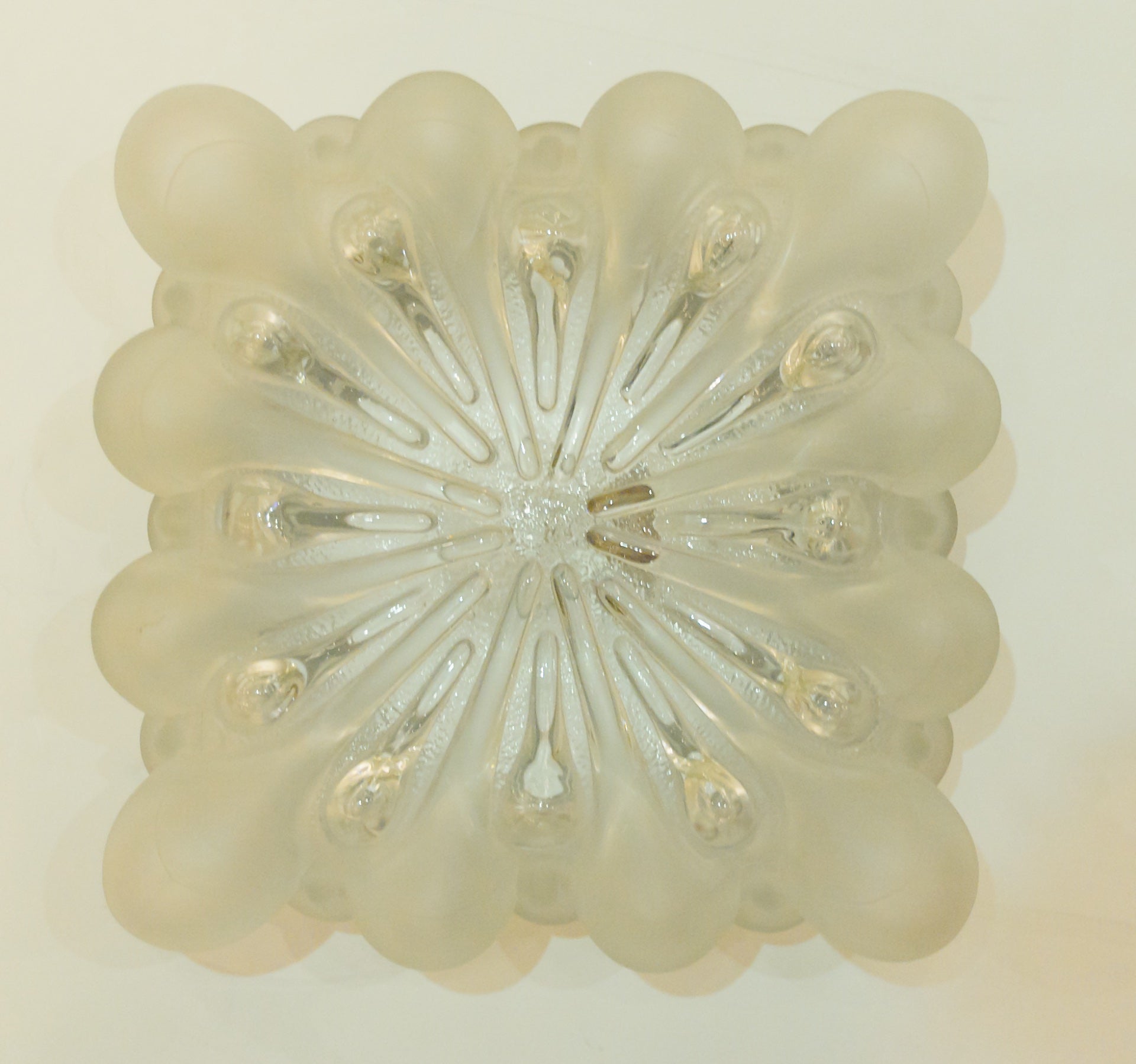 Unique Frosted Bubble Light Flush Mount