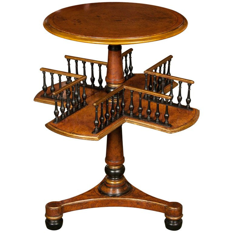 Walnut Book Table