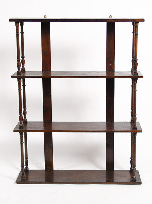 Large Four-Tiered Wall Shelf