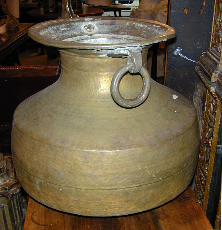 Large Scale Brass Urn