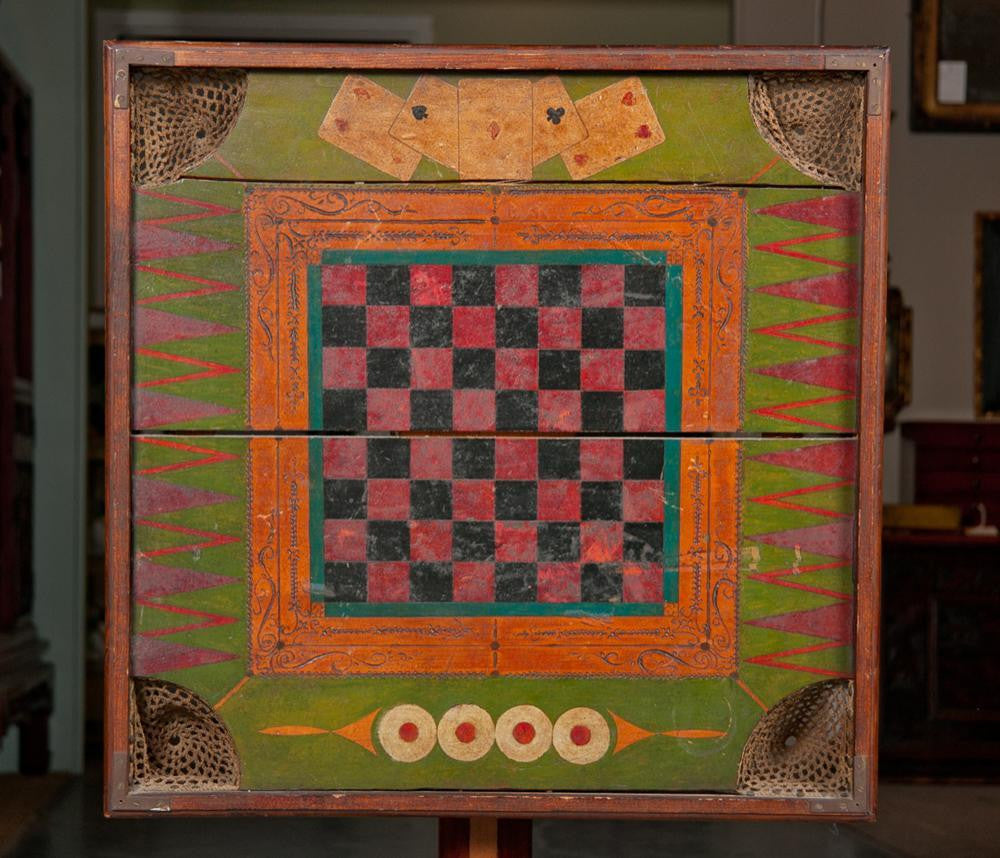 Folk Art Games Table