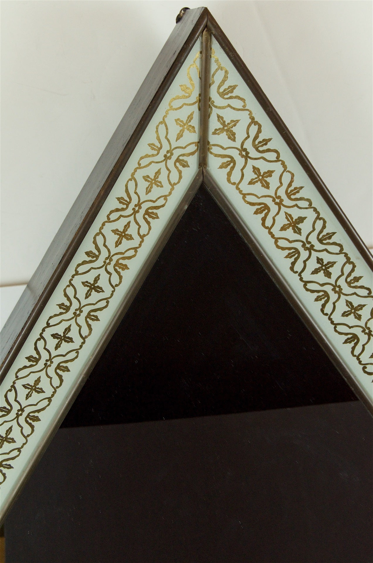 Eglomise Art Deco Diamond Form Mirror