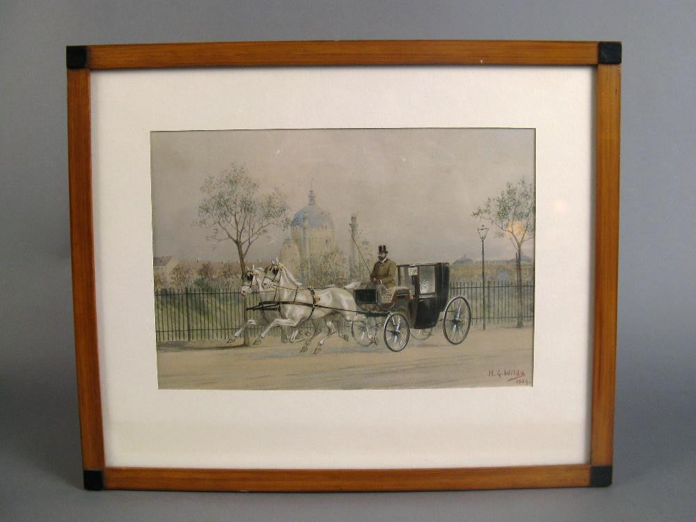 Pair of Watercolors by H. G. Wilda