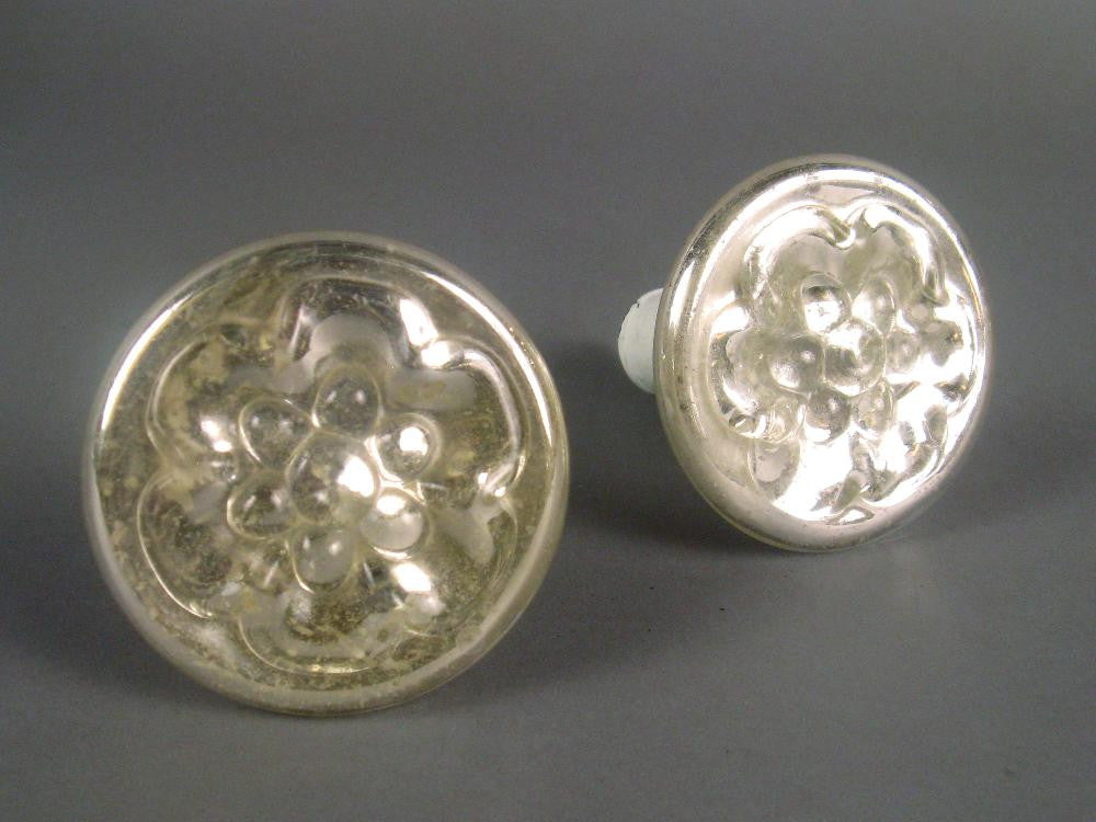 Pair of Mercury Glass Tiebacks