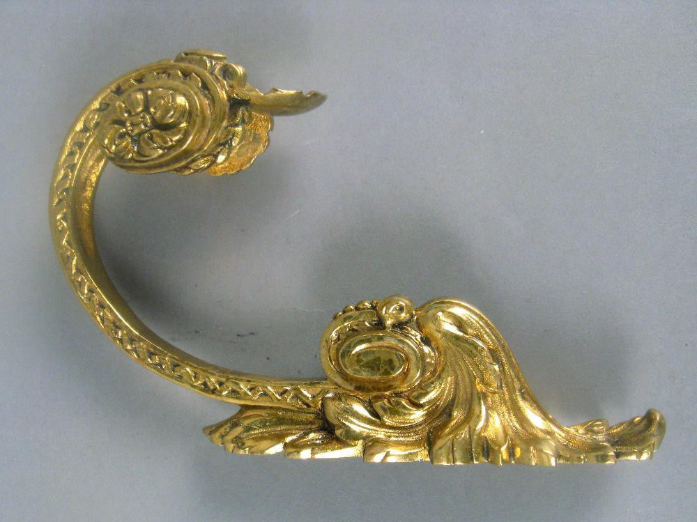 French Bronze Dore Tiebacks