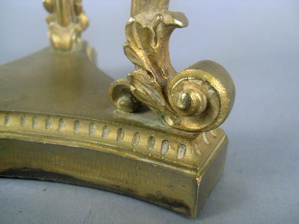 Cut Glass Compote on Bronze Dore Base