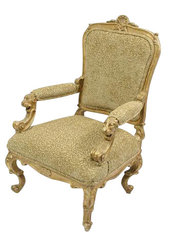 Carved Giltwood Armchair