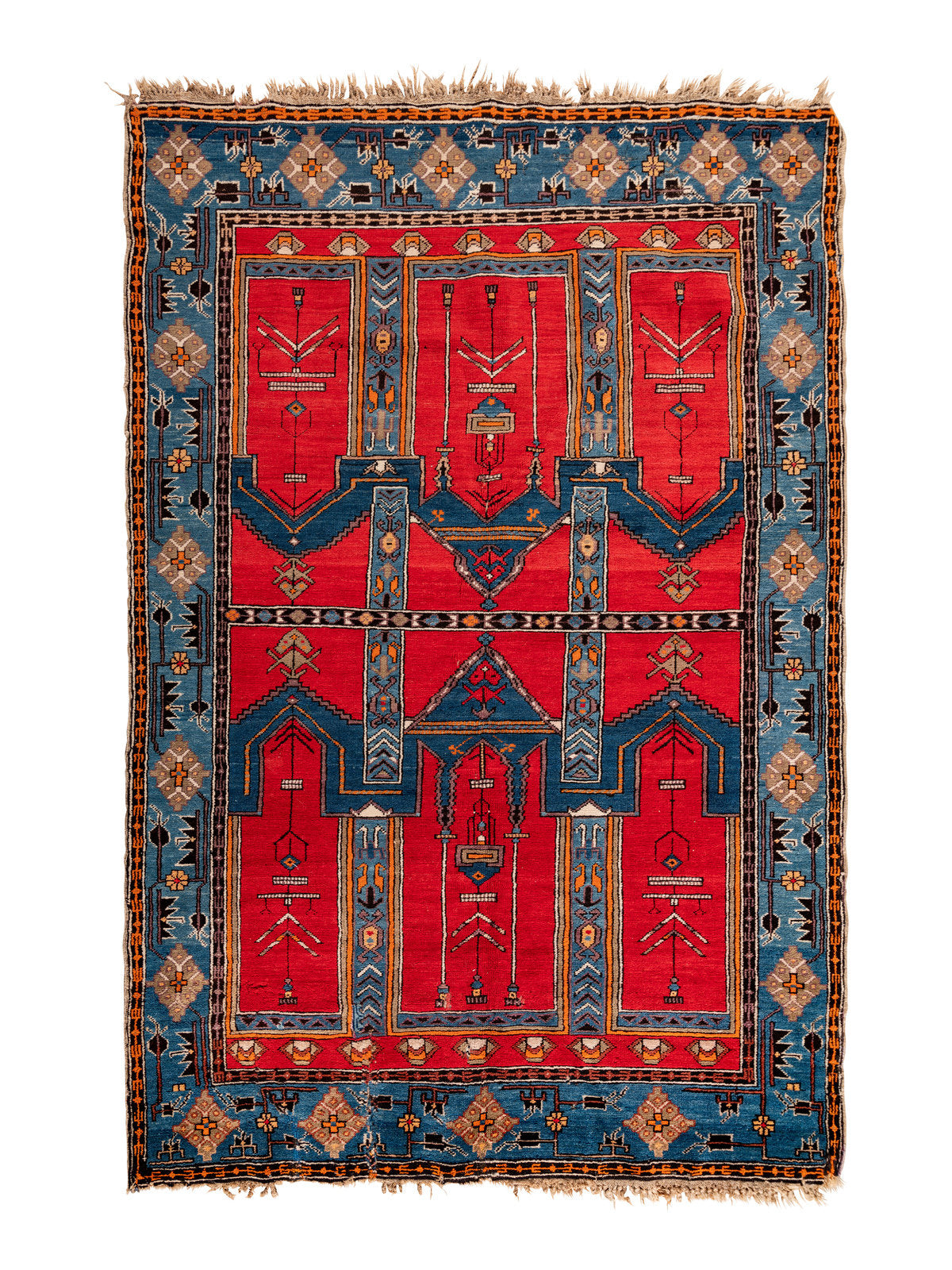 A late 19th century Kuba Carpet