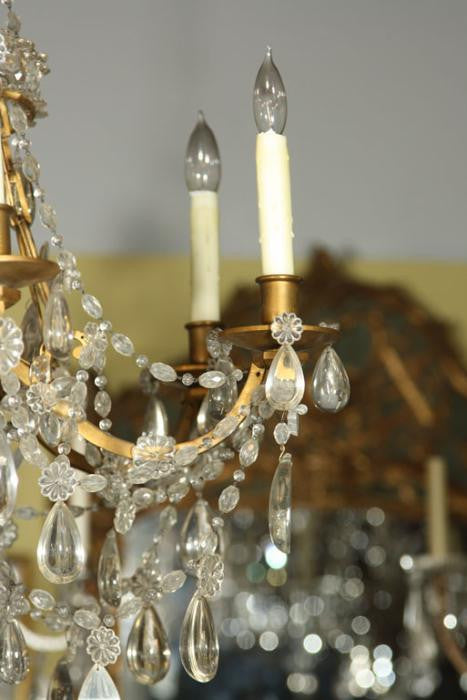 Eight Light Crystal Chandelier