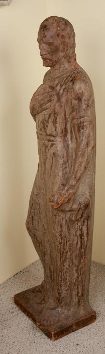 Impressionistic Carved Wooden St. Joseph