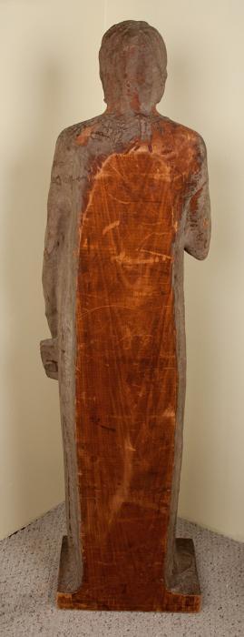 Impressionistic Carved Wooden St. Joseph