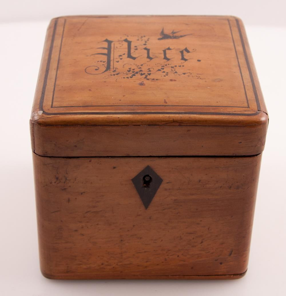 Pearwood Tea Caddy