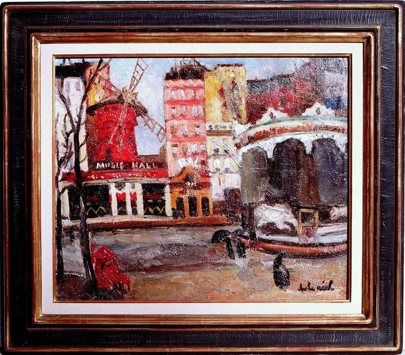 Charles REAL (French, 1898-1979) Le Manège du Moulin-Rouge, Paris