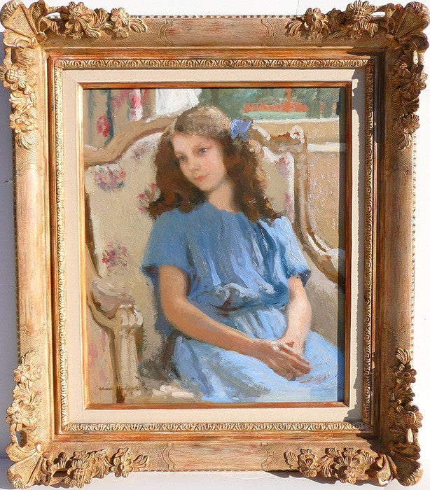 Berthe NOUFFLARD (French, 1886-1971) Portrait of Jacqueline Parodi