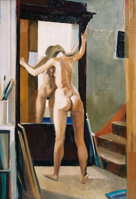 Yves HERSENT (French, 1925 – 1987) Nu à l’Armoire