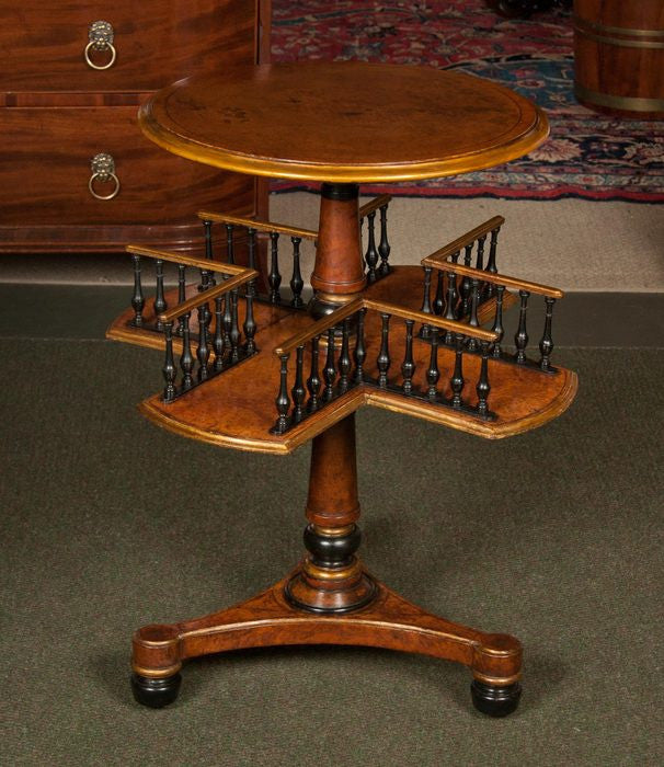 Walnut Book Table
