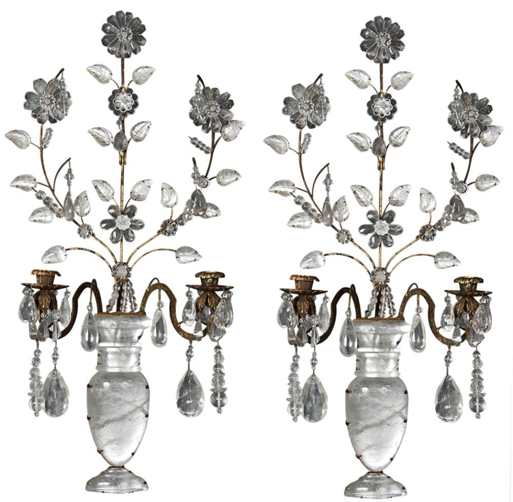 Rock Crystal Sconces