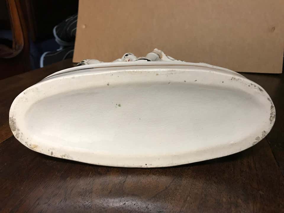 19th Century English Staffordshire Scottish Hunter on Horseback