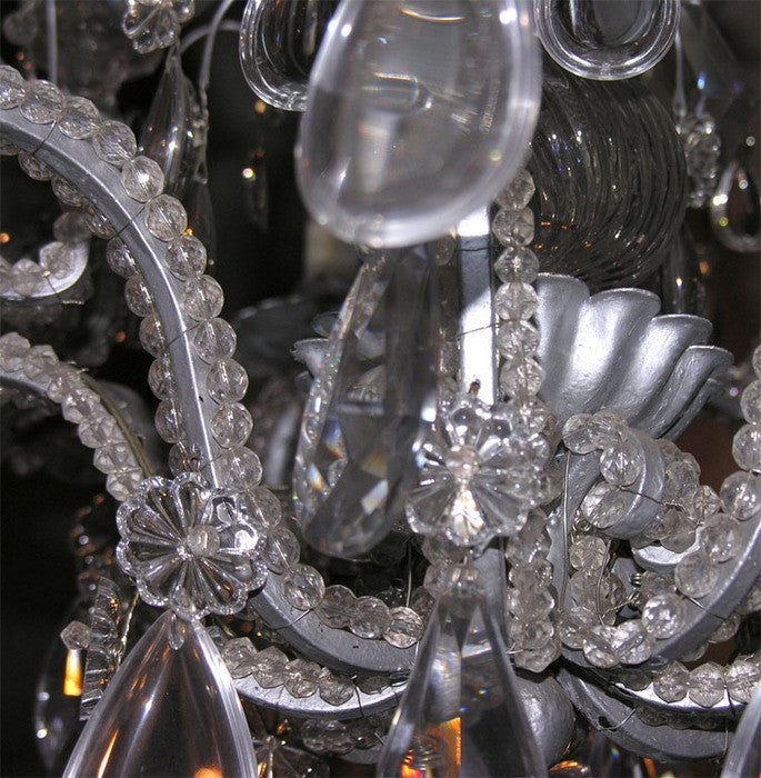 Neo Classic 8 Light Crystal Chandelier