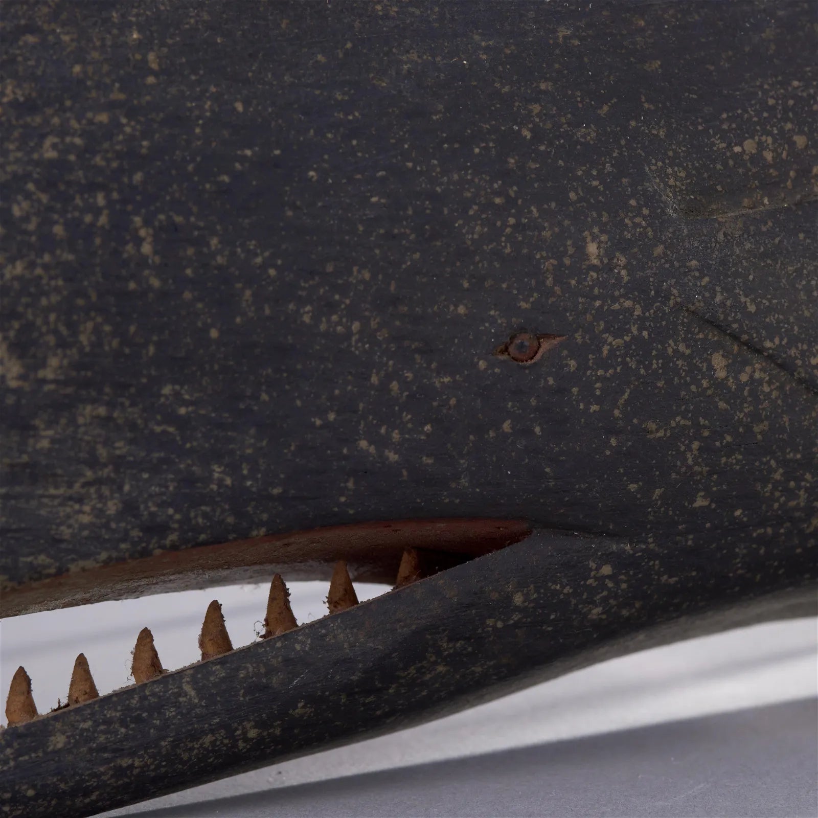 A Carved Sperm Whale By Clark Voorhees