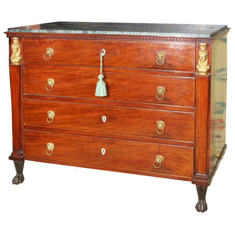 Swedish Mahogany Commode