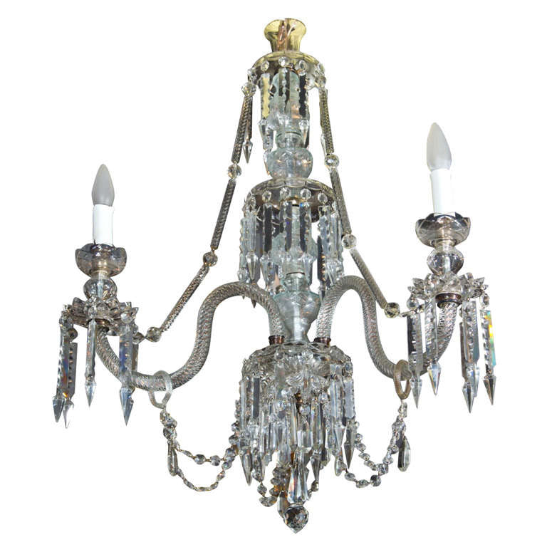 Georgian Style Three-Light Chandelier