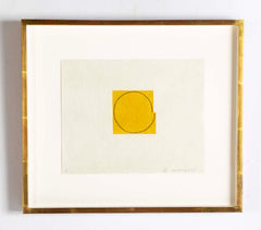 Complete Set, Robert Mangold Seven Signed Color Woodcuts on Paper