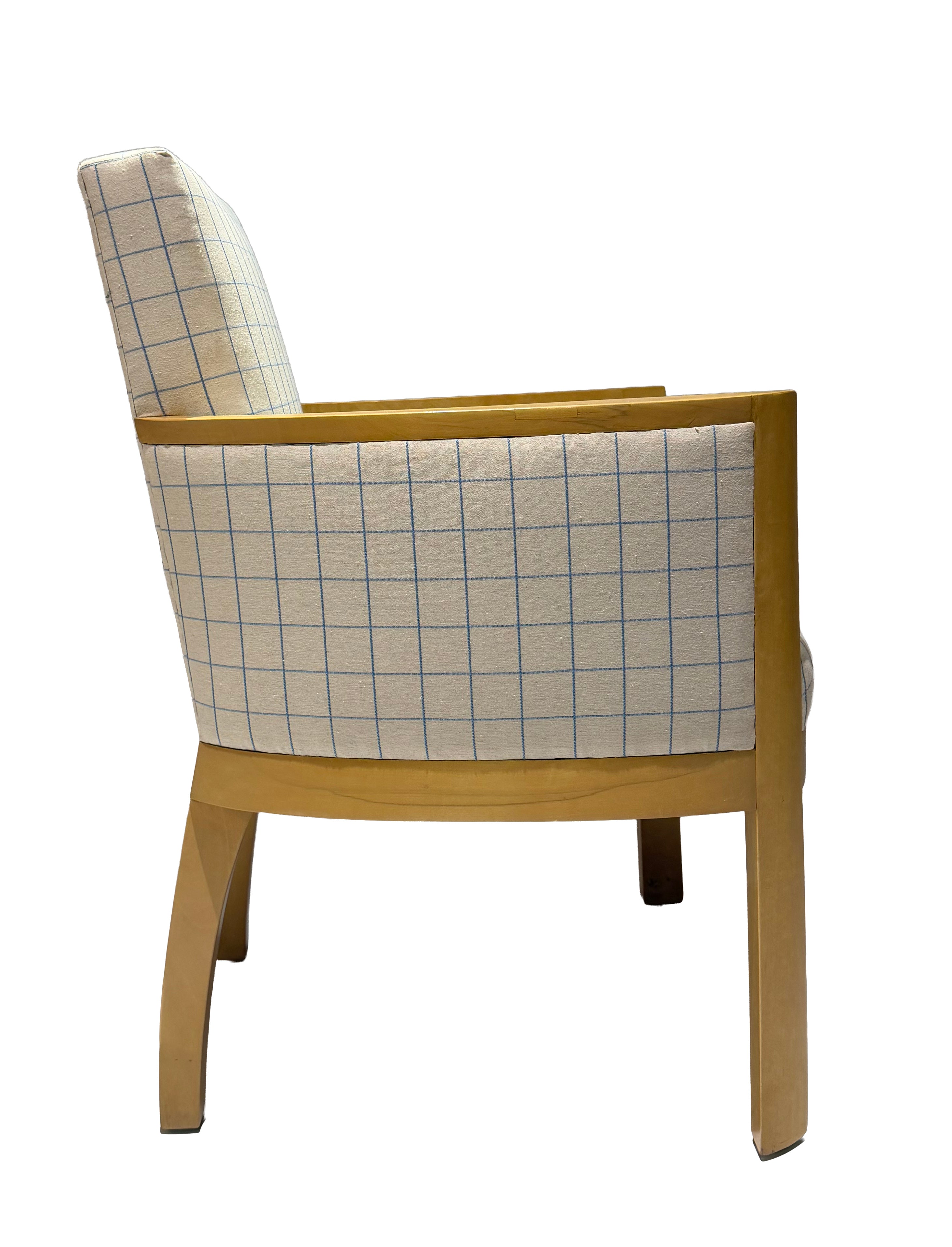 Maurice Dufrêne Attributed Sycamore Armchair