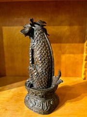 19th Century Chinese Bronze Chimera Guardian Figure