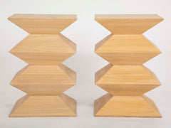 Pair of Brancusi Style Side Tables