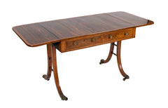 English Regency Rosewood Sofa Table Attributed to Gillows
