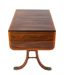 English Regency Rosewood Sofa Table Attributed to Gillows