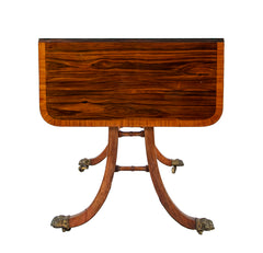 English Regency Rosewood Sofa Table Attributed to Gillows