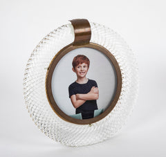 Tommaso Barbi Murano Glass Picture Frame