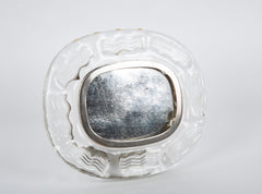 Molded Clear Glass Picture Frame