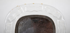 Molded Clear Glass Picture Frame