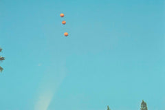 John Baldessari "Throwing Three Balls in the Air to get a Straight Line" , 1973