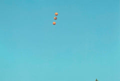 John Baldessari "Throwing Three Balls in the Air to get a Straight Line" , 1973