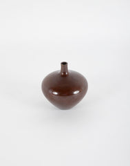 Bulbous Form Bronze Vase Attributed to Hasegawa Yoshihisa